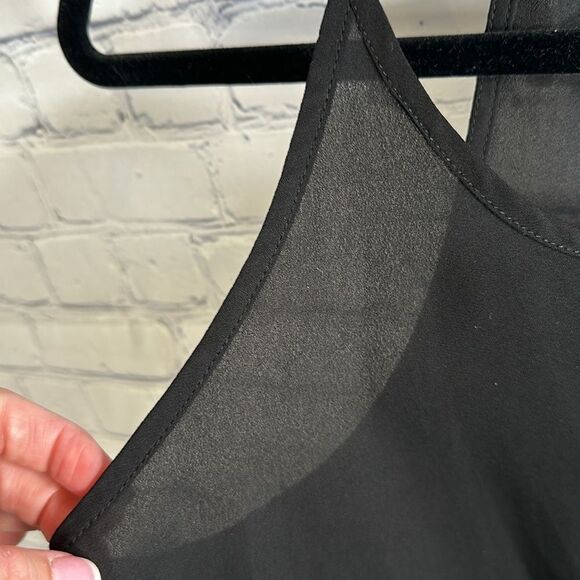 🖤 Black Cotton On Sheer Dress - Size Small - Picture 4 of 5